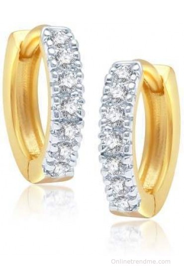 VK Jewels Brass, Alloy Hoop Earring